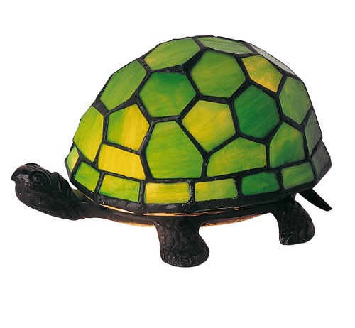 Lámpara tortuga TIFFANY VERDE